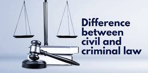 تفاوت حقوق کیفری و مدنی   