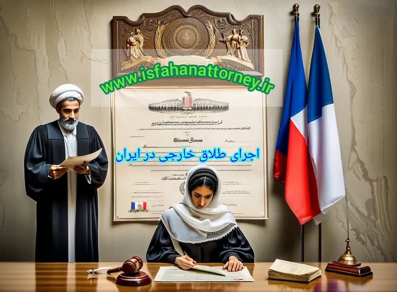 اجرای، طلاق خارجی در ایران