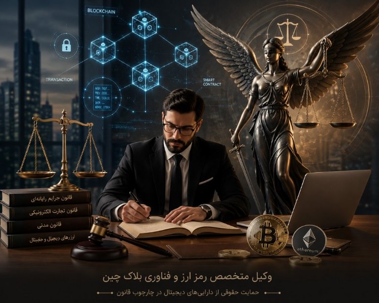 وکیل متخصص ارز دیجیتال
